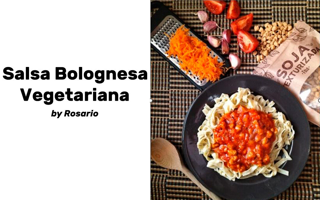 Salsa bolognesa vegetariana by Rosario (Almería)